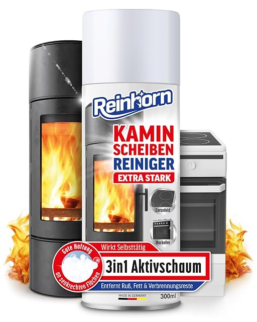 Bomboletta Reinhorn da trecento millilitri di schiuma attiva pulitrice per vetro di stufa